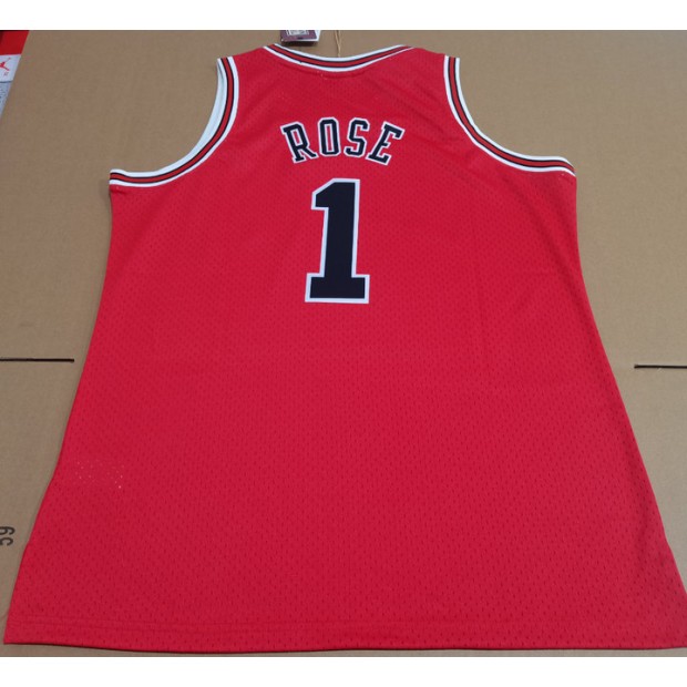 Maillot de Basket 1 Rose Chicago Bulls 2008-09 Rouge