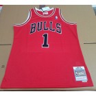 Maillot de Basket 1 Rose Chicago Bulls 2008-09 Rouge