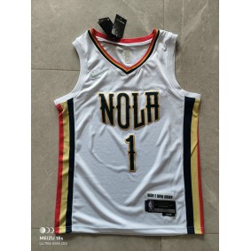Maillot de Basket 1 Williamson Pelicans 2021-22 City Edition Blanc