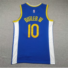 Maillot de Basket 10 Butler III Warriors Bleu