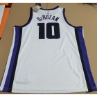 Maillot de Basket 10 Derozan Sacramento Kings Blanc