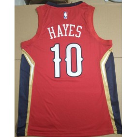 Maillot de Basket 10 Hayes Pelicans Rouge