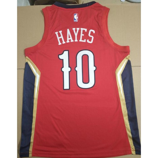 Maillot de Basket 10 Hayes Pelicans Rouge