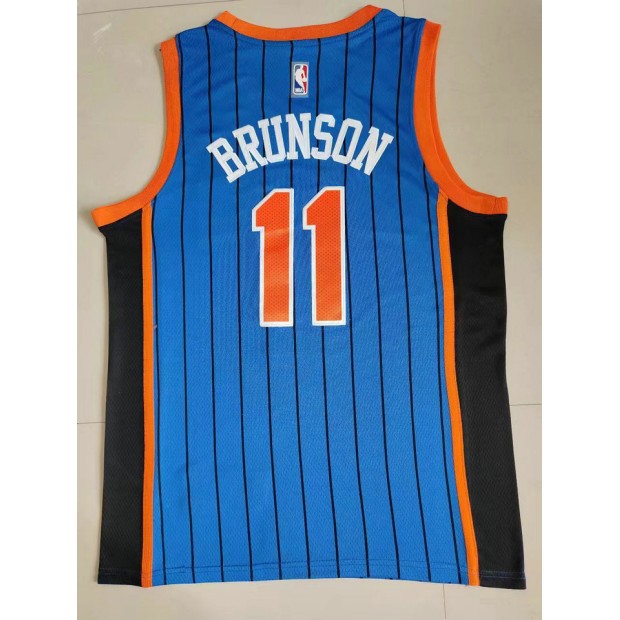 Maillot de Basket 11 Brunson Knicks 23-24 City Edition Bleu