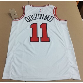 Maillot de Basket 11 Dosunmu Chicago Bulls Blanc