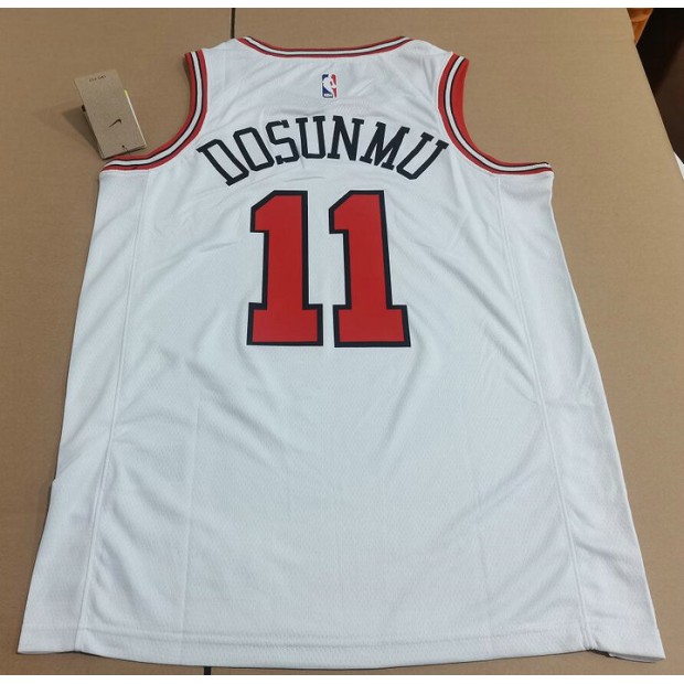 Maillot de Basket 11 Dosunmu Chicago Bulls Blanc