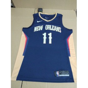 Maillot de Basket 11 Holiday New Orleans Pelicans Bleu Marine