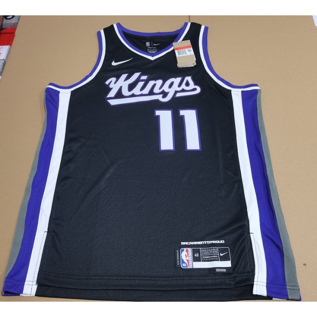 Maillot de Basket 11 Sabonis Sacramento Kings Noir