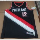 Maillot de Basket 12 Aldridge Portland Trail Blazers Noir