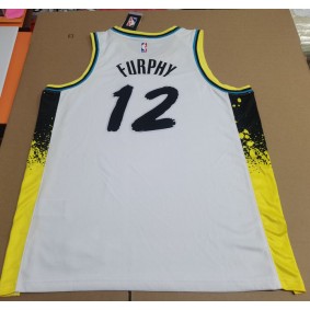 Maillot de Basket 12 Furphy 2025 City Edition Blanc