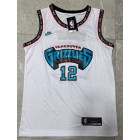 Maillot de Basket 12 Morant Memphis Grizzlies 2024-25 Classic Blanc