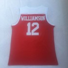 Maillot de Basket 12 Williamson Spartanburg day School Rouge
