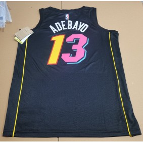 Maillot de Basket 13 Adebayo Miami Heat 2021-22 City Edition Noir