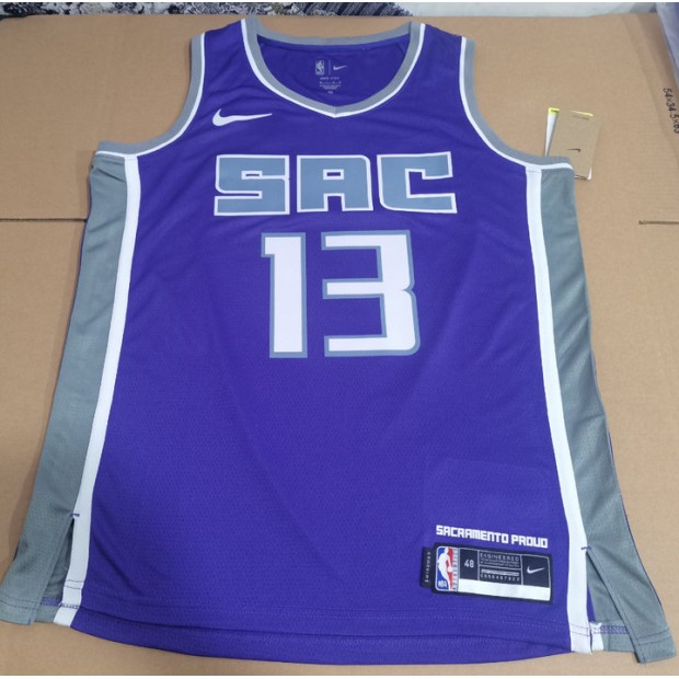 Maillot de Basket 13 Murray Sacramento Kings Violet