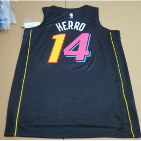 Maillot de Basket 14 Herro Miami Heat 2021-22 City Edition Noir