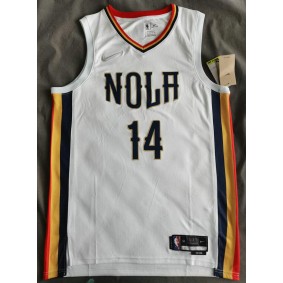 Maillot de Basket 14 Ingram Pelicans 2021-22 City Edition Blanc