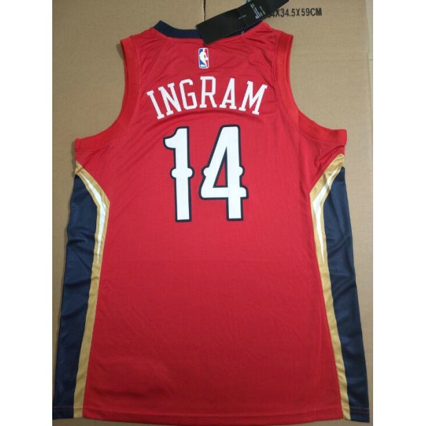 Maillot de Basket 14 Ingram Pelicans Rouge