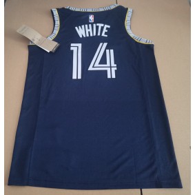 Maillot de Basket 14 Jack White Grizzlies 2021-22 City Bleu Marine