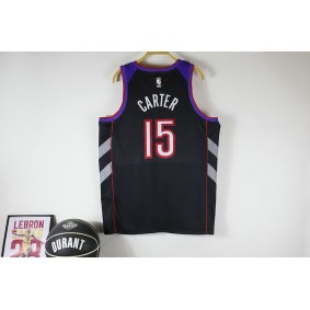 Maillot de Basket 15 Carter Raptors Retro Violet