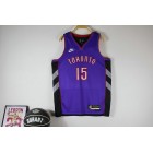 Maillot de Basket 15 Carter Raptors Retro Violet