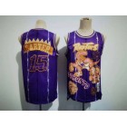 Maillot de Basket 15 Carter Raptors Sketching version Violet