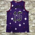 Maillot de Basket 15 Carter Raptors Starry Sky