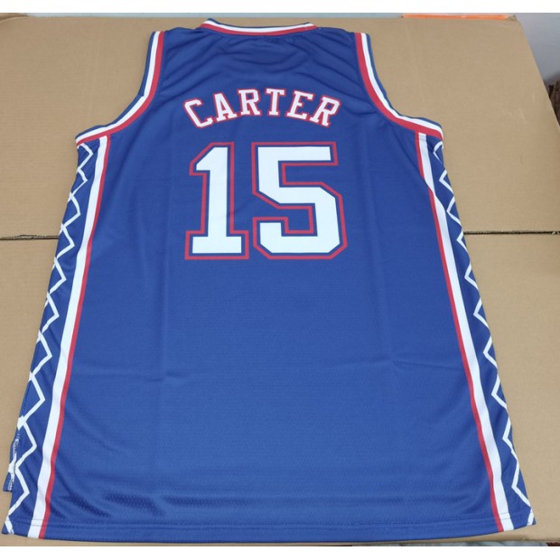 Maillot de Basket 15 Vince Carter Nets 2006-07 Vintage Bleu Marine
