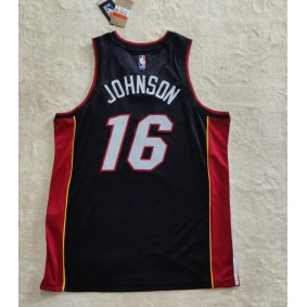 Maillot de Basket 16 Johnson Miami Heat Noir