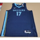 Maillot de Basket 17 Kawamura Grizzlies Bleu Marine