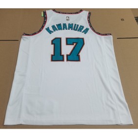 Maillot de Basket 17 Kawamura Memphis Grizzlies 2024-25 Classic Blanc