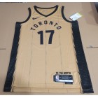 Maillot de Basket 17 Schroder Toronto Raptors 2024 City Doré