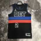 Maillot de Basket 2 Cunningham Detroit Pistons 2022-23 Noir