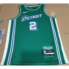 Maillot de Basket 2 Cunningham Pistons 2023 City Edition Vert