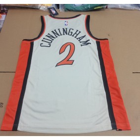 Maillot de Basket 2 Cunningham Pistons 2025 City Edition Blanc
