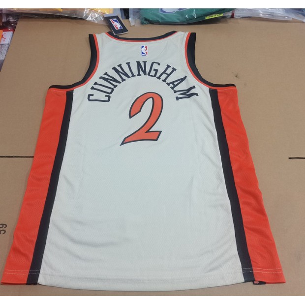 Maillot de Basket 2 Cunningham Pistons 2025 City Edition Blanc