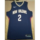 Maillot de Basket 2 Lonzo Ball New Orleans Hornets Bleu Marine