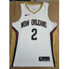 Maillot de Basket 2 Lonzo Ball Pelicans Blanc