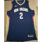 Maillot de Basket 2 Lonzo Ball Pelicans Bleu Marine