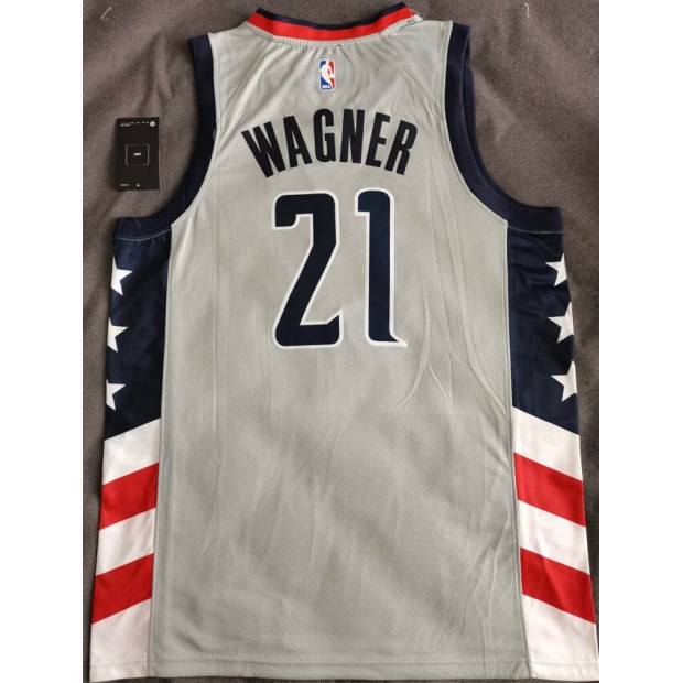 Maillot de Basket 21 Wagner Wizards 2020-21 City Edition Gris
