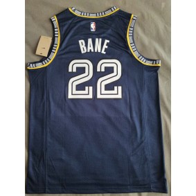 Maillot de Basket 22 Bane Memphis Grizzlies 2021-22 City Bleu Marine
