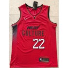 Maillot de Basket 22 Butler Miami Heat 2024-25 City Edition Rouge