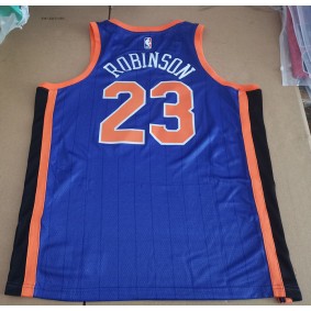 Maillot de Basket 23 Robinson Knicks 23-24 City Edition Bleu