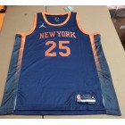Maillot de Basket 25 Bridges Knicks 2022-23 Statement Edition Bleu
