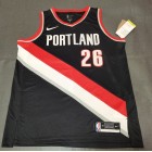 Maillot de Basket 26 Winslow Portland Trail Blazers Noir