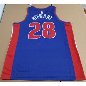 Maillot de Basket 28 Stewart Detroit Pistons Bleu