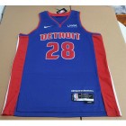 Maillot de Basket 28 Stewart Detroit Pistons Bleu
