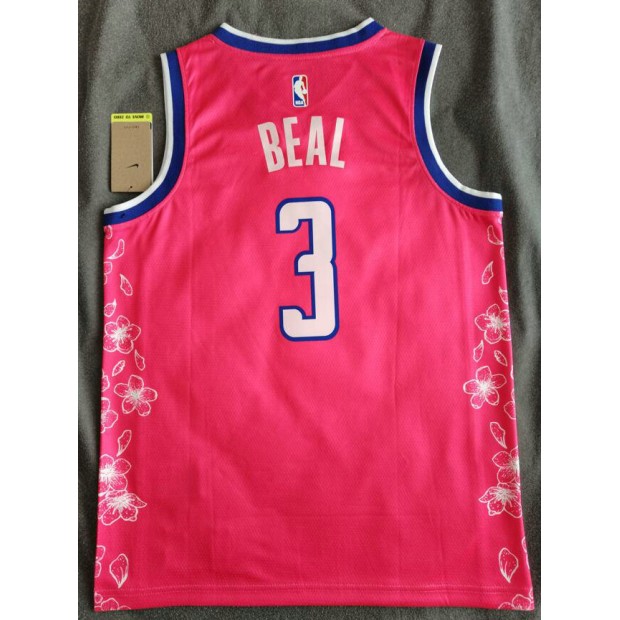 Maillot de Basket 3 Beal Washington Wizards 2022-23 Cherry Blossom City Rose
