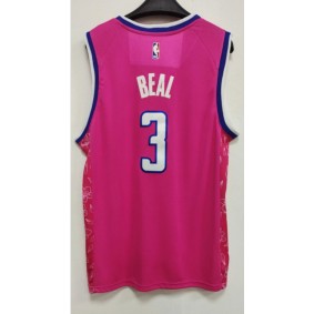 Maillot de Basket 3 Beal Wizards 2023 City Edition Rose