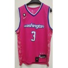 Maillot de Basket 3 Beal Wizards 2023 City Edition Rose