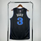 Maillot de Basket 3 Davis Dallas Mavericks 2024 City Edition Noir